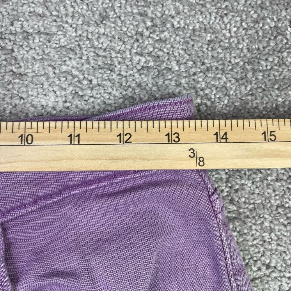 Tommy Jeans Women’s 26X26.5* Purple Tapered High Rise Vintage - Picture 10 of 14